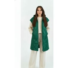 Жилет женский изумрудный