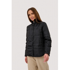 Куртка-рубашка женская утепленная, цвет-черный