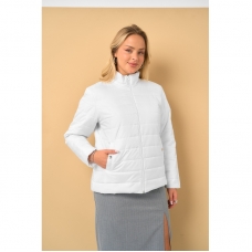 Куртка - жакет женская демисезонная, белая