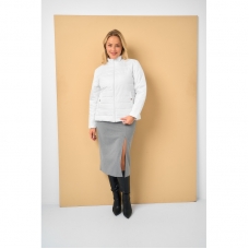 Куртка - жакет женская демисезонная, белая