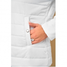 Куртка - жакет женская демисезонная, белая