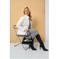 Куртка - жакет женская демисезонная, белая