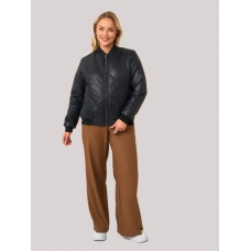 Бомбер женский, черный