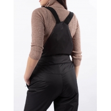 Полукомбинезон женский со съемными бретелями, цвет-черный