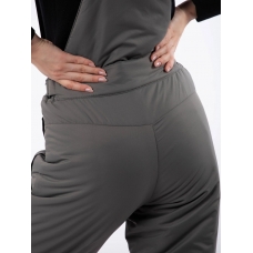 Полукомбинезон женский со съемными бретелями, цвет-серый