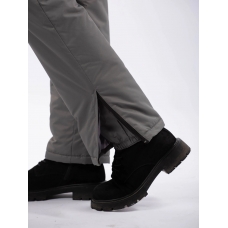 Полукомбинезон женский со съемными бретелями, цвет-серый