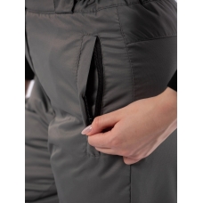 Полукомбинезон женский со съемными бретелями, цвет-серый