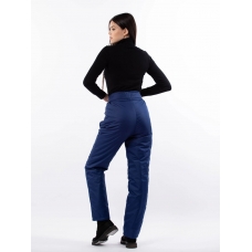 Брюки женские утепленные, цвет-синий