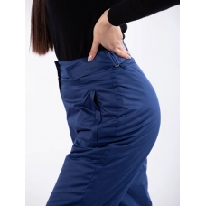 Брюки женские утепленные, цвет-синий