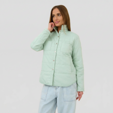 Куртка-рубашка женская утепленная, цвет-ментол