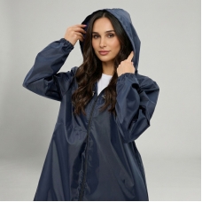 Плащ-дождевик женский, цвет - синий
