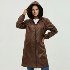 Плащ-дождевик женский, цвет - шоколад
