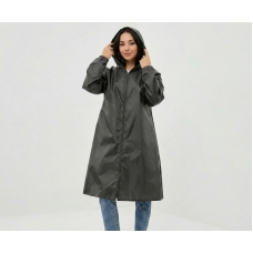 Плащ-дождевик женский, цвет - серый
