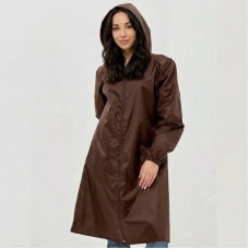 Плащ-дождевик женский, цвет - шоколад