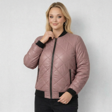  Бомбер женский,  цвет-кофе