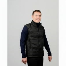 Жилет мужской ,цвет-черный