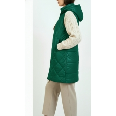 Жилет женский изумрудный