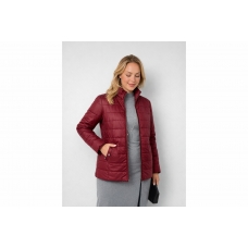 Куртка - жакет женская демисезонная, бордовая
