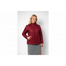 Куртка - жакет женская демисезонная, бордовая