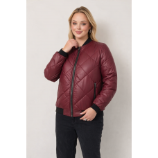  Бомбер женский, бордовый
