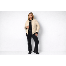  Бомбер женский,  бежевый