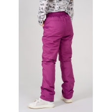Подростковые утепленные брюки для девочки, цвет-брусника