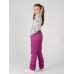 Подростковые утепленные брюки для девочки, цвет-брусника