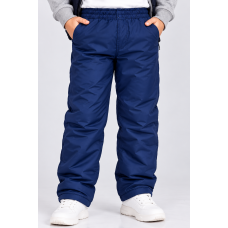 Брюки подростковые утепленные синтепоном на мальчика ,  цвет- синий