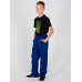 Подростковые брюки, утепленные синтепоном на мальчика,  цвет- синий
