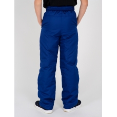 Подростковые брюки, утепленные синтепоном на мальчика,  цвет- синий
