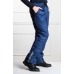 Подростковые брюки, утепленные флисом на мальчика,  цвет- синий