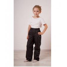 Детские утепленные брюки,с утеплителем -флис, цвет-черный