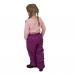 Детские зимние брюки,с утеплителем -синтепон, цвет-брусника