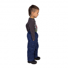 Детские зимние брюки,с утеплителем -синтепон, цвет-синий