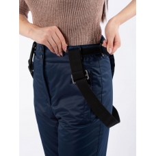 Полукомбинезон женский со съемными бретелями, цвет-синий