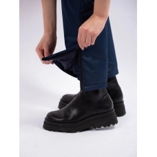 Полукомбинезон женский со съемными бретелями, цвет-синий