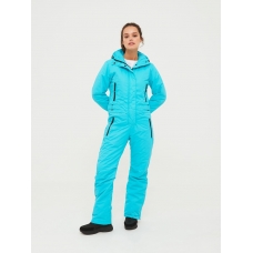  Комбинезон женский зимний, цвет-голубой