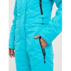  Комбинезон женский зимний, цвет-голубой