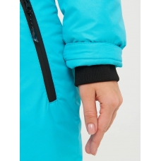  Комбинезон женский зимний, цвет-голубой