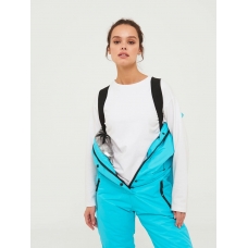  Комбинезон женский зимний, цвет-голубой