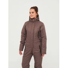  Комбинезон женский зимний, цвет-шоколад