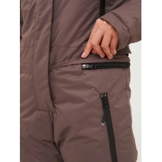  Комбинезон женский зимний, цвет-шоколад