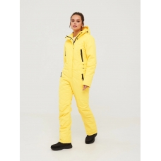  Комбинезон женский зимний, цвет-желтый