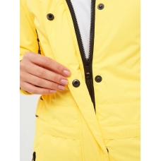  Комбинезон женский зимний, цвет-желтый