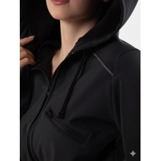  Комбинезон женский  демисезонный из софтшелла-черный