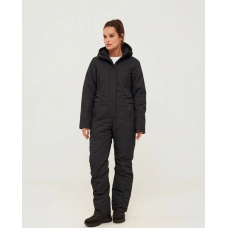 Комбинезон женский зимний, цвет-черный