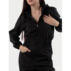  Комбинезон женский  демисезонный из софтшелла-черный