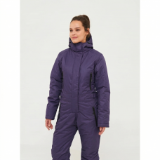  Комбинезон женский зимний, цвет-сиреневый