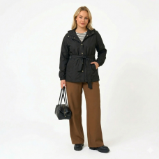 Ветровка женская, цвет - чёрный