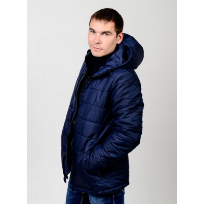 Куртка мужская демисезонная,с утеплителем,цвет-синий
